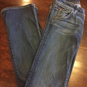 Hudson size 27 signature bootcut jeans
